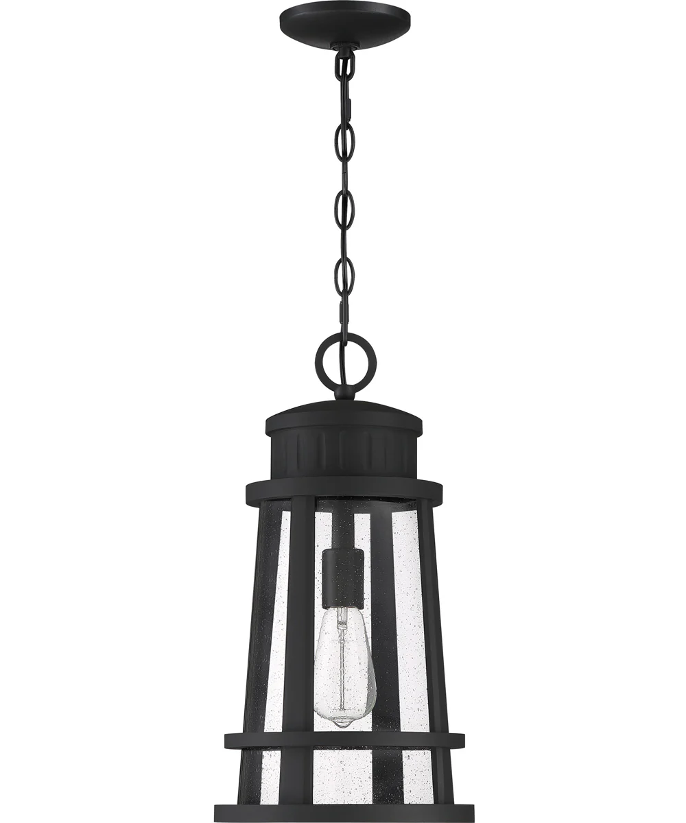 Dunham Large 1-light Outdoor Pendant Light  Coastal Armour Earth Black - Image 3