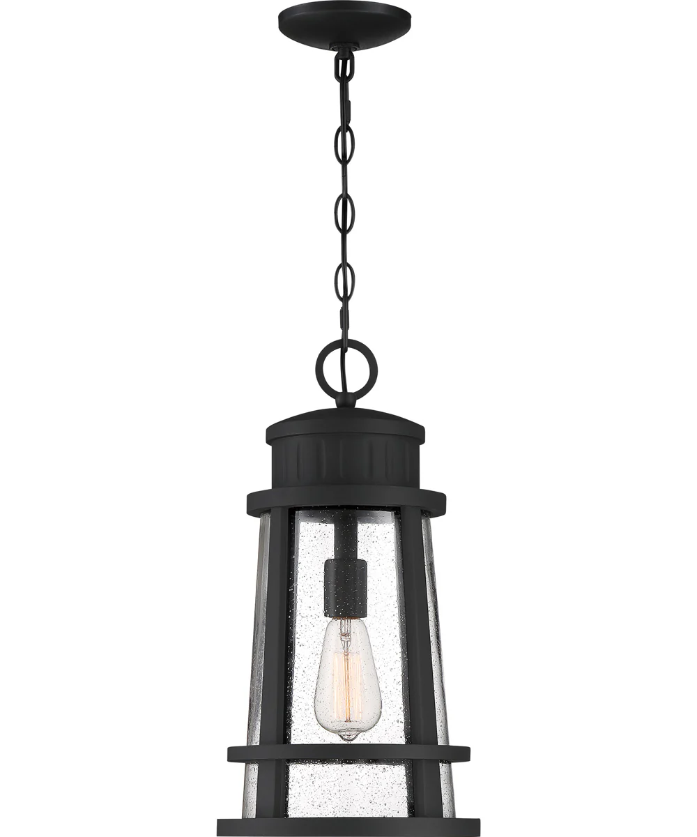 Dunham Large 1-light Outdoor Pendant Light  Coastal Armour Earth Black - Image 4