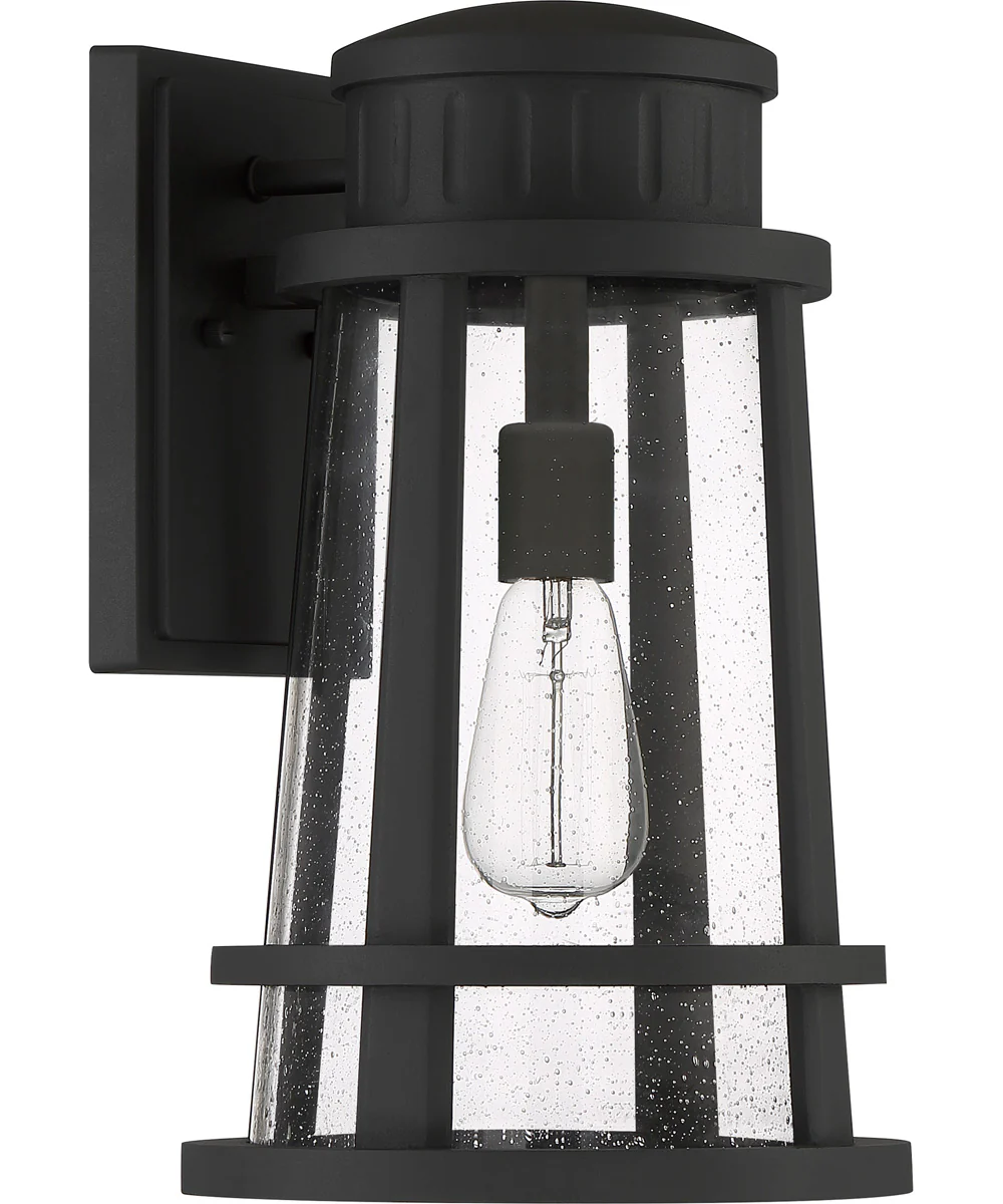 Dunham Large 1-light Outdoor Wall Light  Coastal Armour Earth Black - Image 3