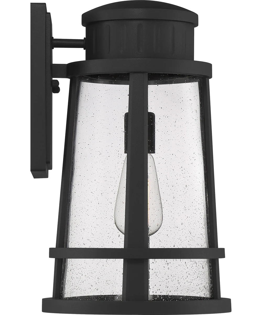 Dunham Large 1-light Outdoor Wall Light  Coastal Armour Earth Black - Image 5