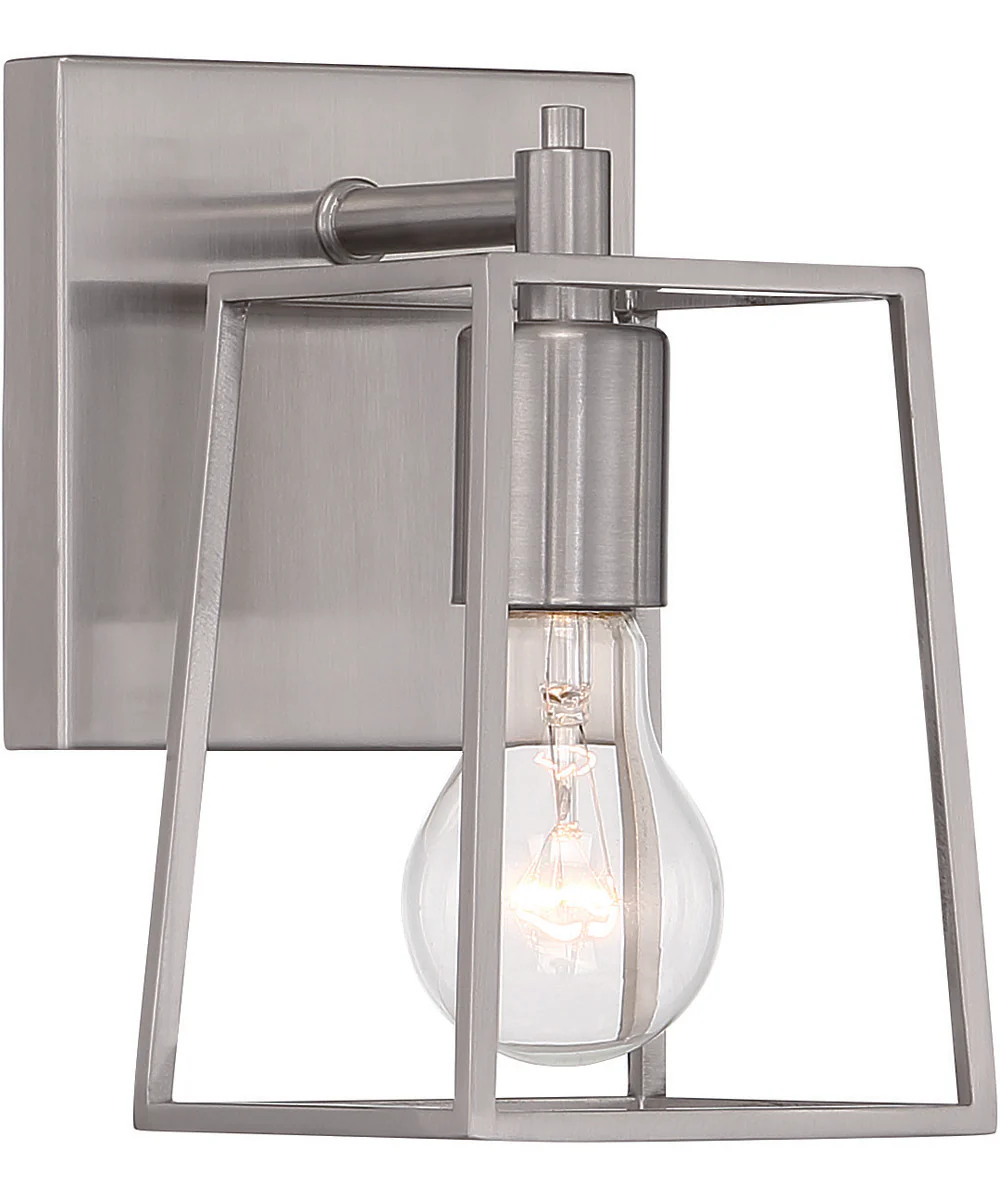 Dunn 1-Light Wall Sconce Brushed Polished Nickel - Image 2