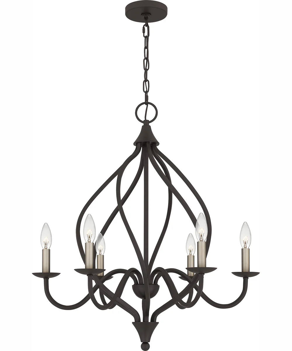 Dupont 6-light Chandelier Old Bronze - Image 2