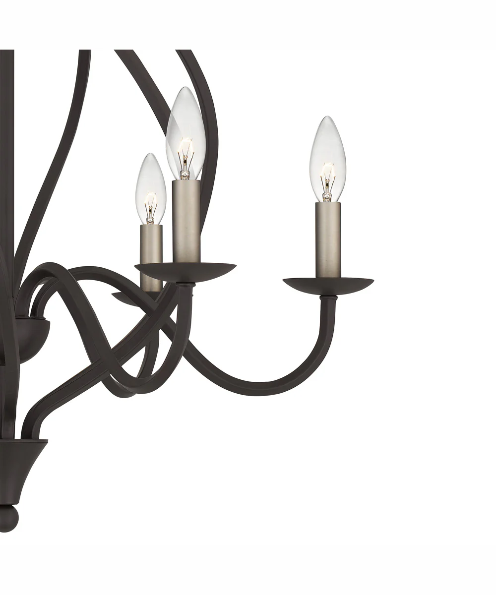 Dupont 6-light Chandelier Old Bronze - Image 6
