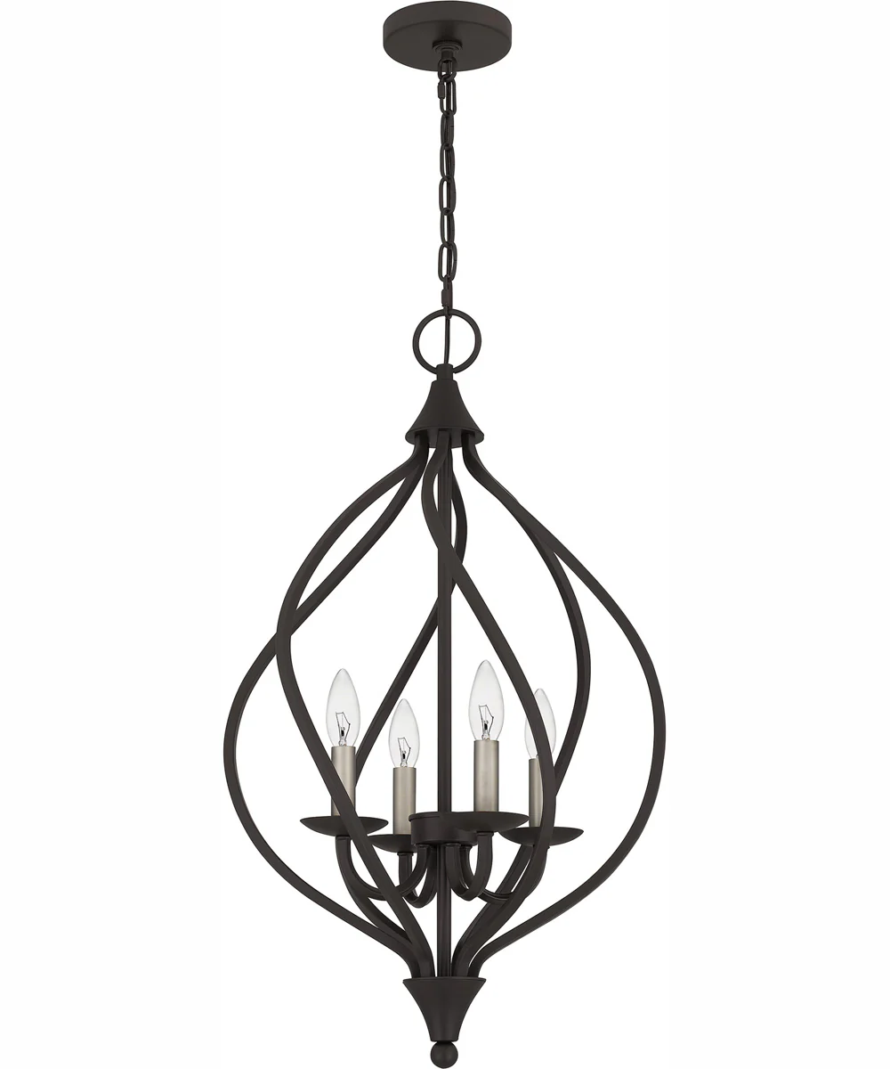 Dupont Large 4-light Pendant Old Bronze - Image 3