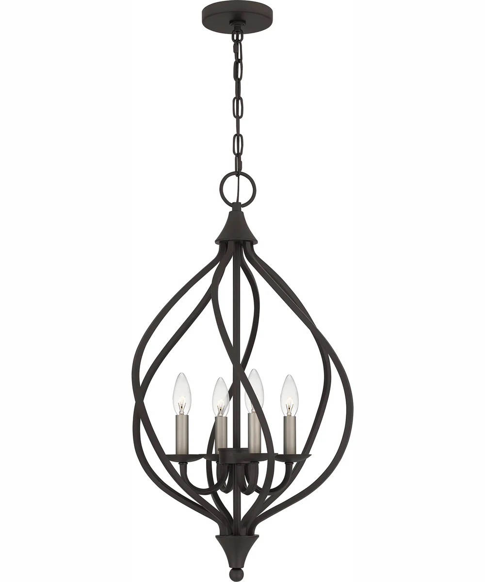 Dupont Large 4-light Pendant Old Bronze - Image 4