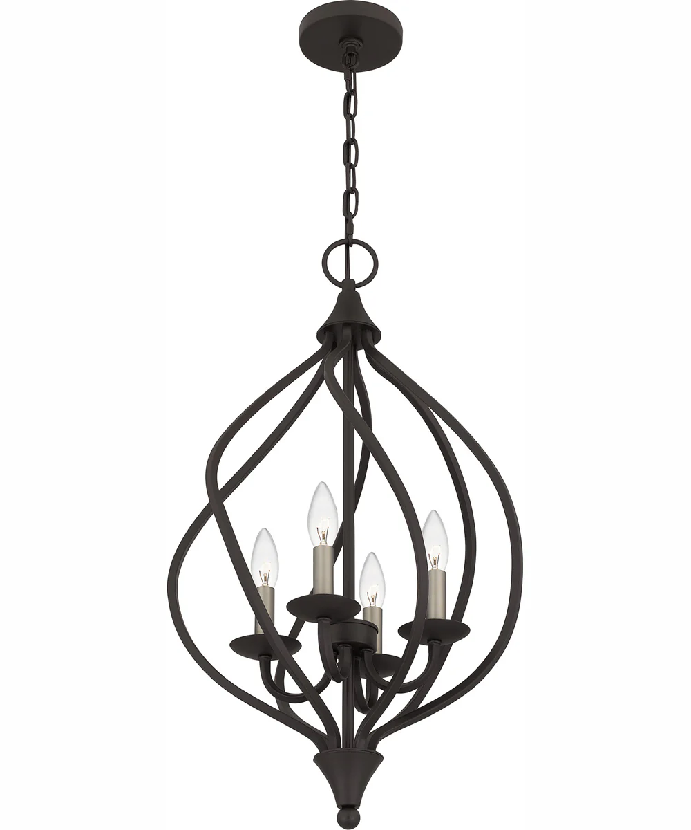 Dupont Large 4-light Pendant Old Bronze - Image 5