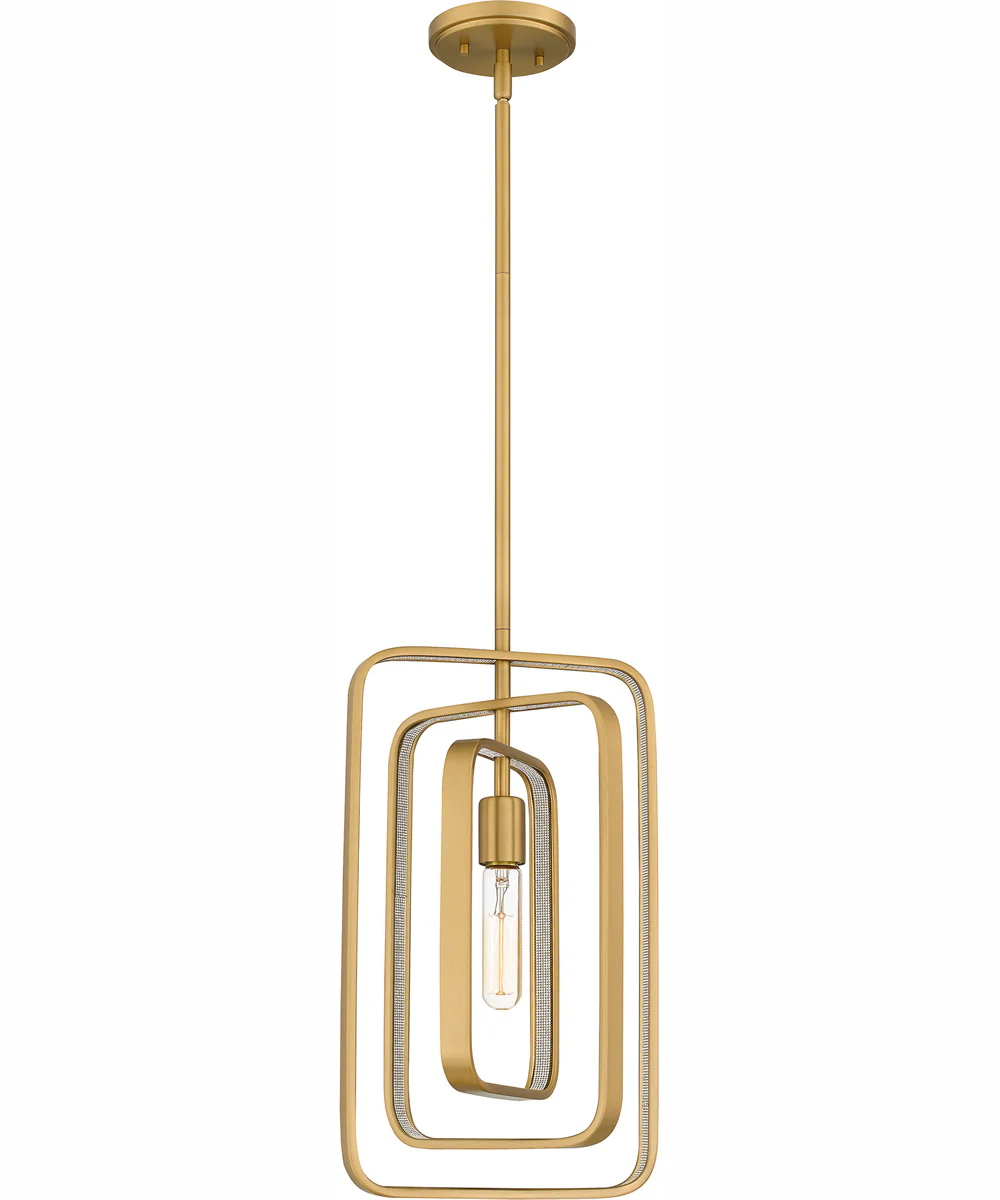 Dupree 1-light Mini Pendant Brushed Weathered Brass - Image 2