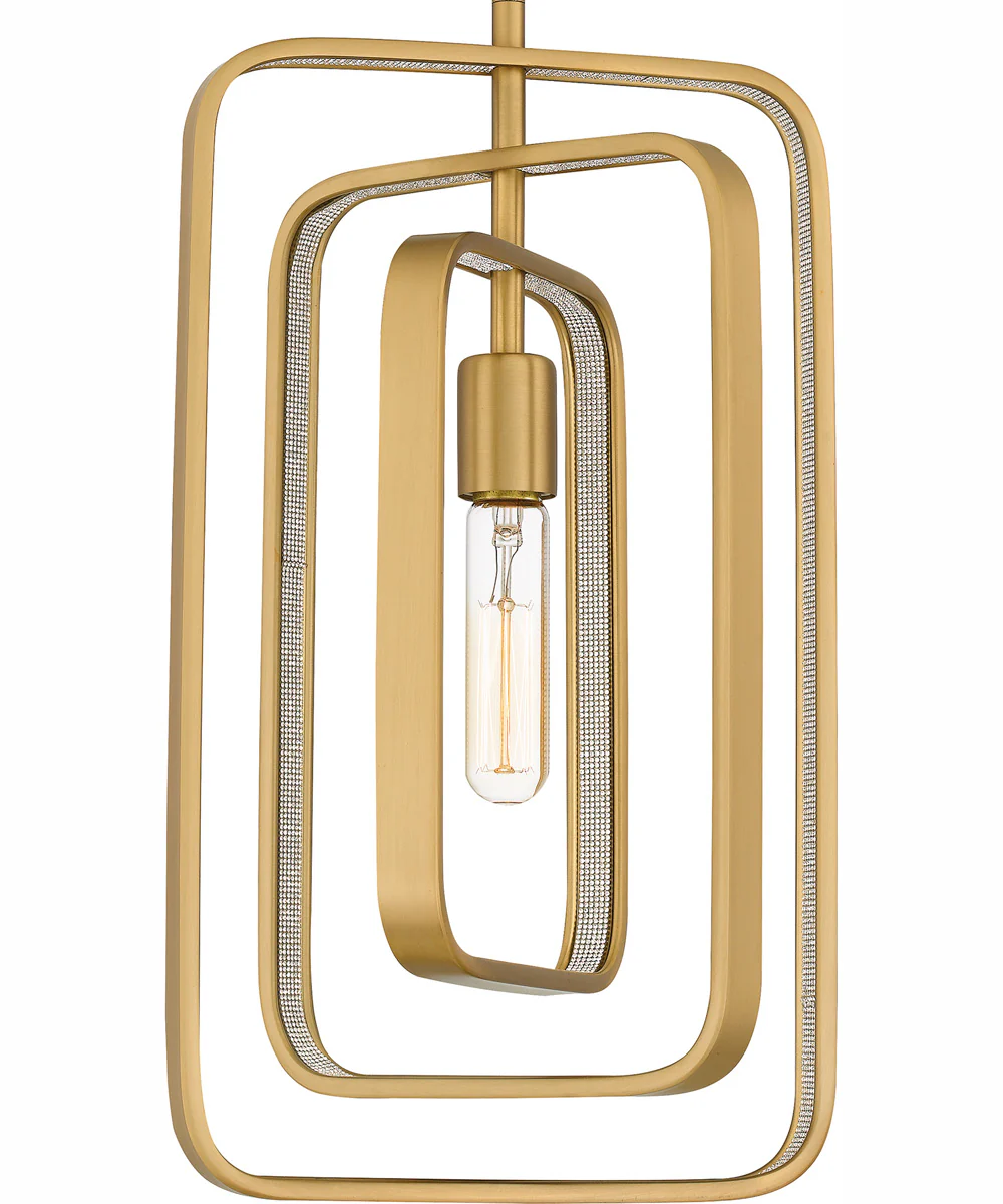 Dupree 1-light Mini Pendant Brushed Weathered Brass - Image 6