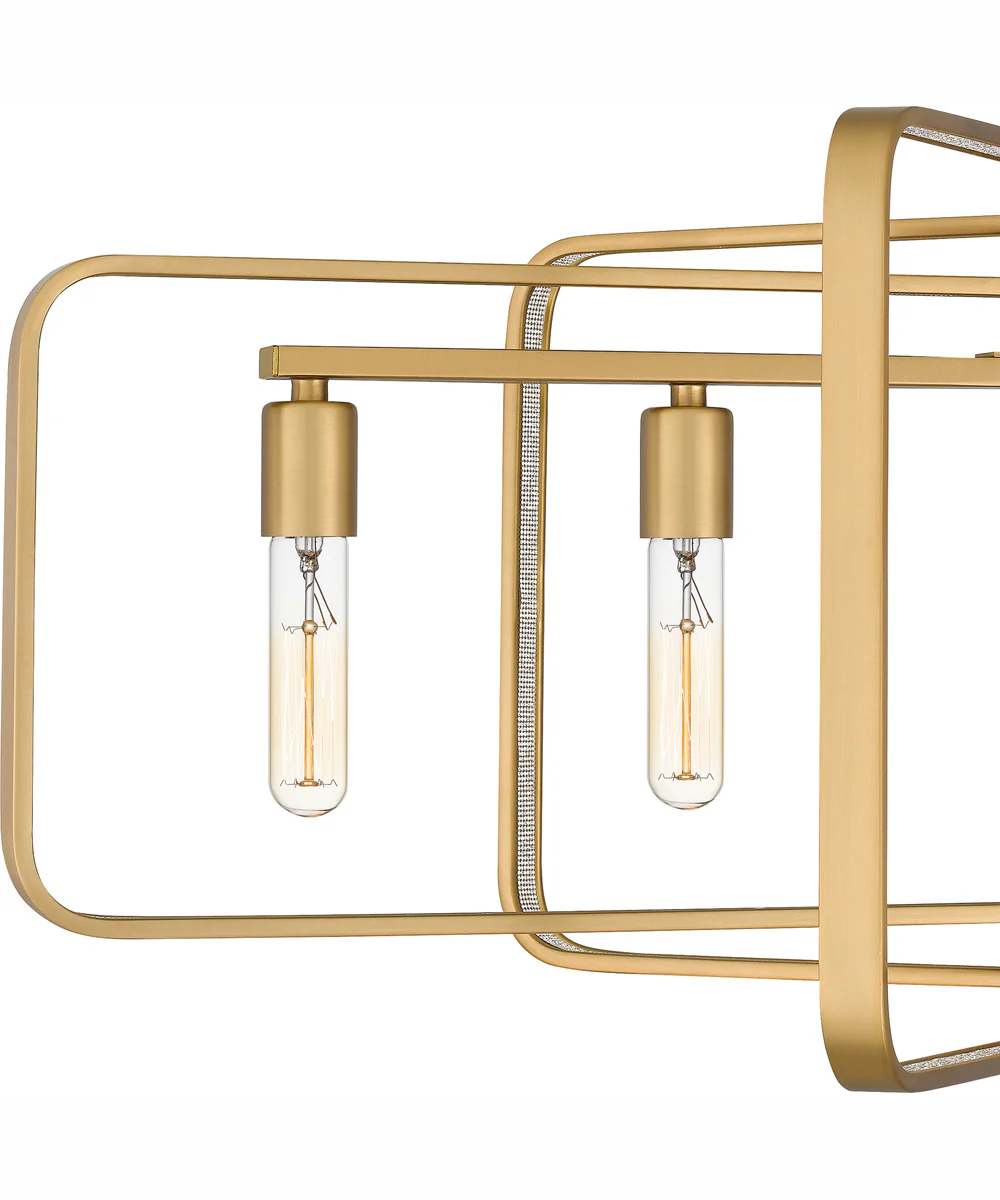 Dupree Small 5-light Island Light Brushed Weathered Brass - Image 6