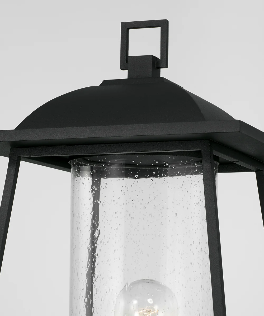 Durham 1-Light Outdoor Post-Lantern Rain or Shine - Black - Image 3