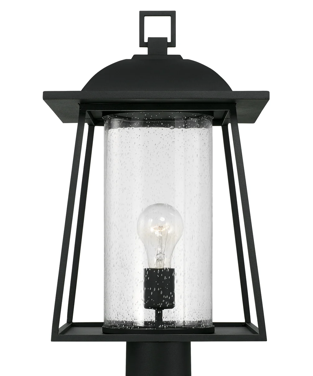 Durham 1-Light Outdoor Post-Lantern Rain or Shine - Black - Image 4
