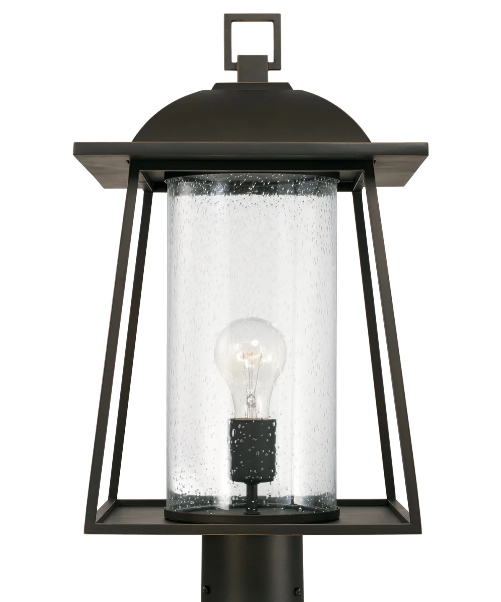 Durham 1-Light Outdoor Post-Lantern Rain or Shine - Oiled Bronze - Image 4