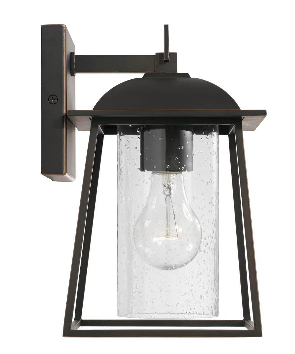 Durham 1-Light Outdoor Wall-Lantern Rain or Shine - Oiled Bronze - Image 5