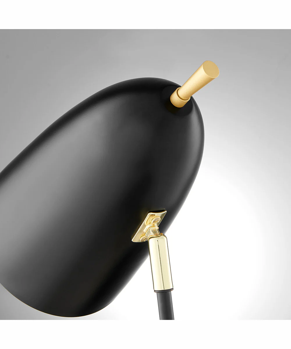 Edel 1-Light Metal Table Lamp Black - Image 2