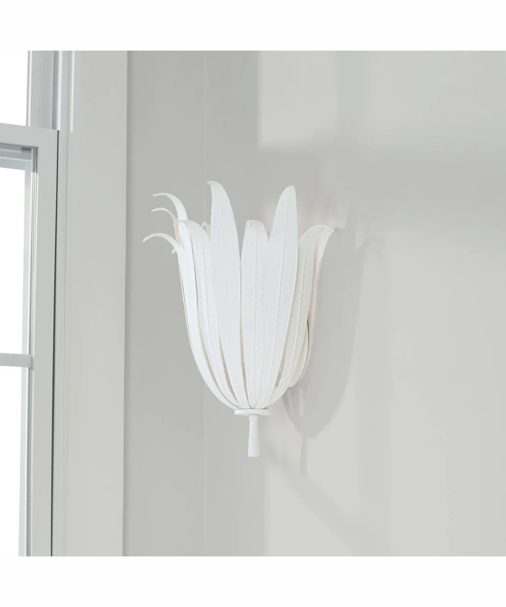 Eden 1-Light Sconce Textured White - Image 5