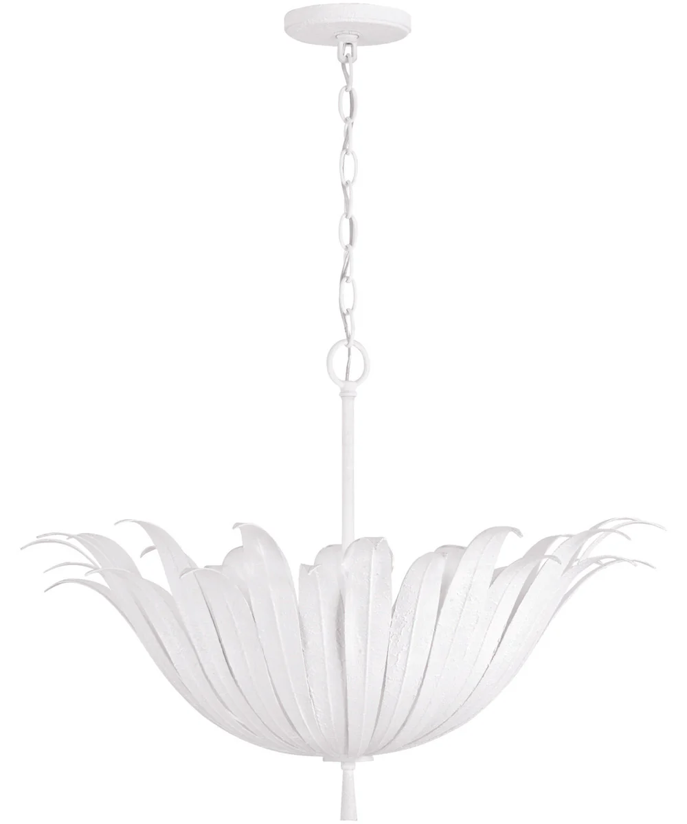 Eden 4-Light Pendant Textured White - Image 5