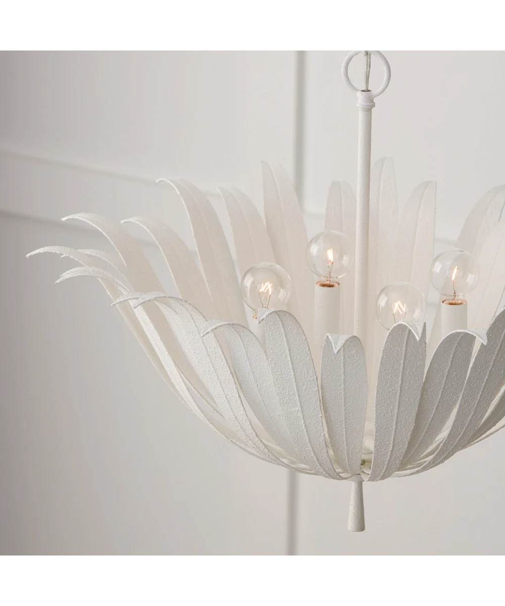 Eden 4-Light Pendant Textured White - Image 6