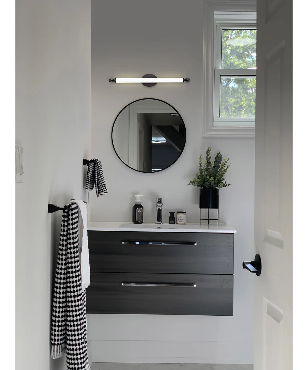 Edgeworth Vanity & Wall Matte Black - Image 2