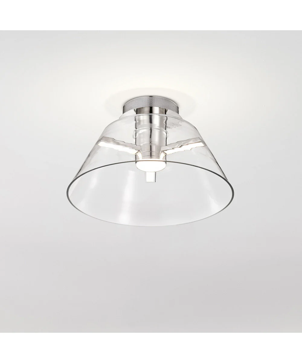 Edmond Close-to-Ceiling Polished Nickel - Image 3