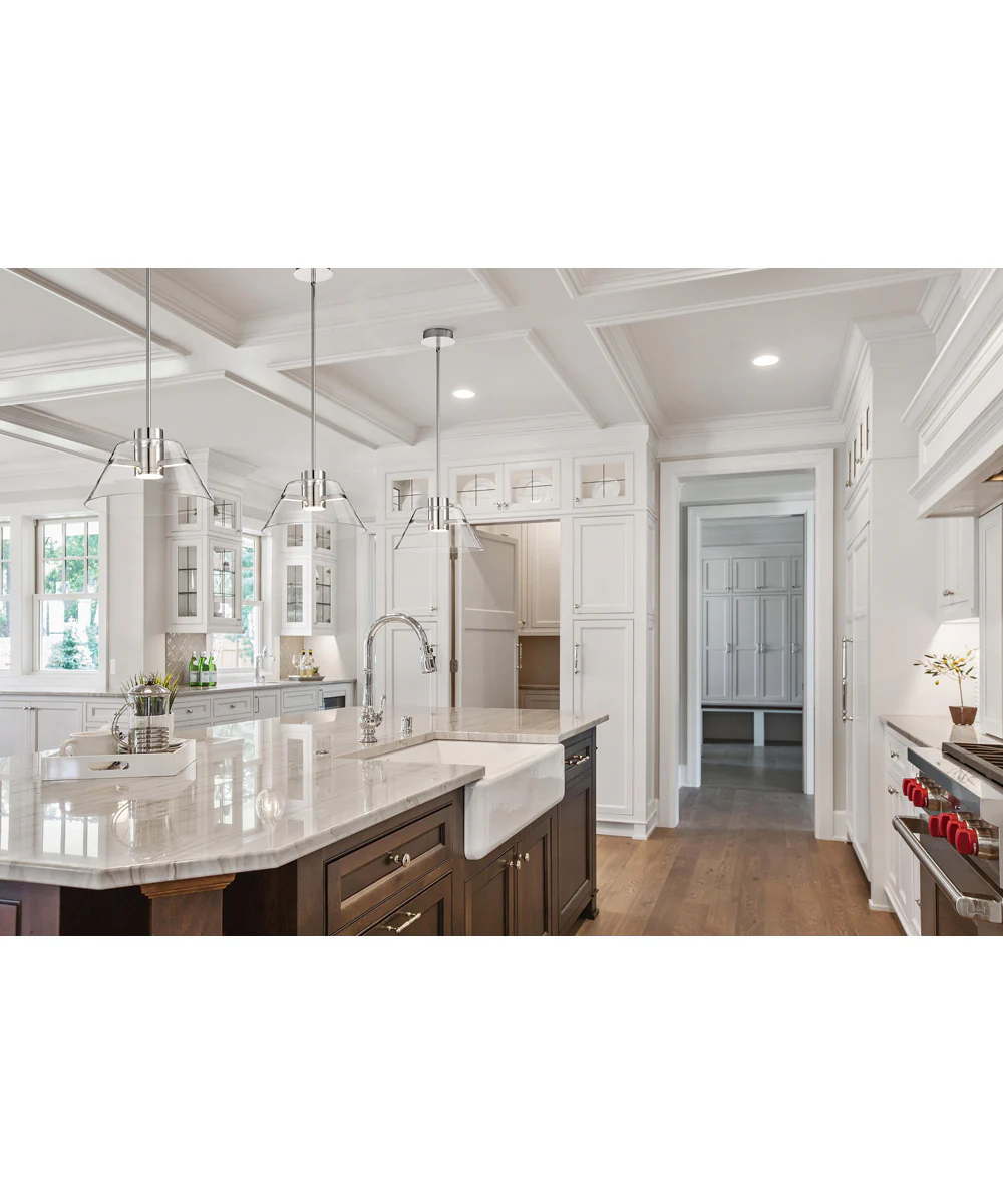Edmond  Pendant Polished Nickel - Image 2