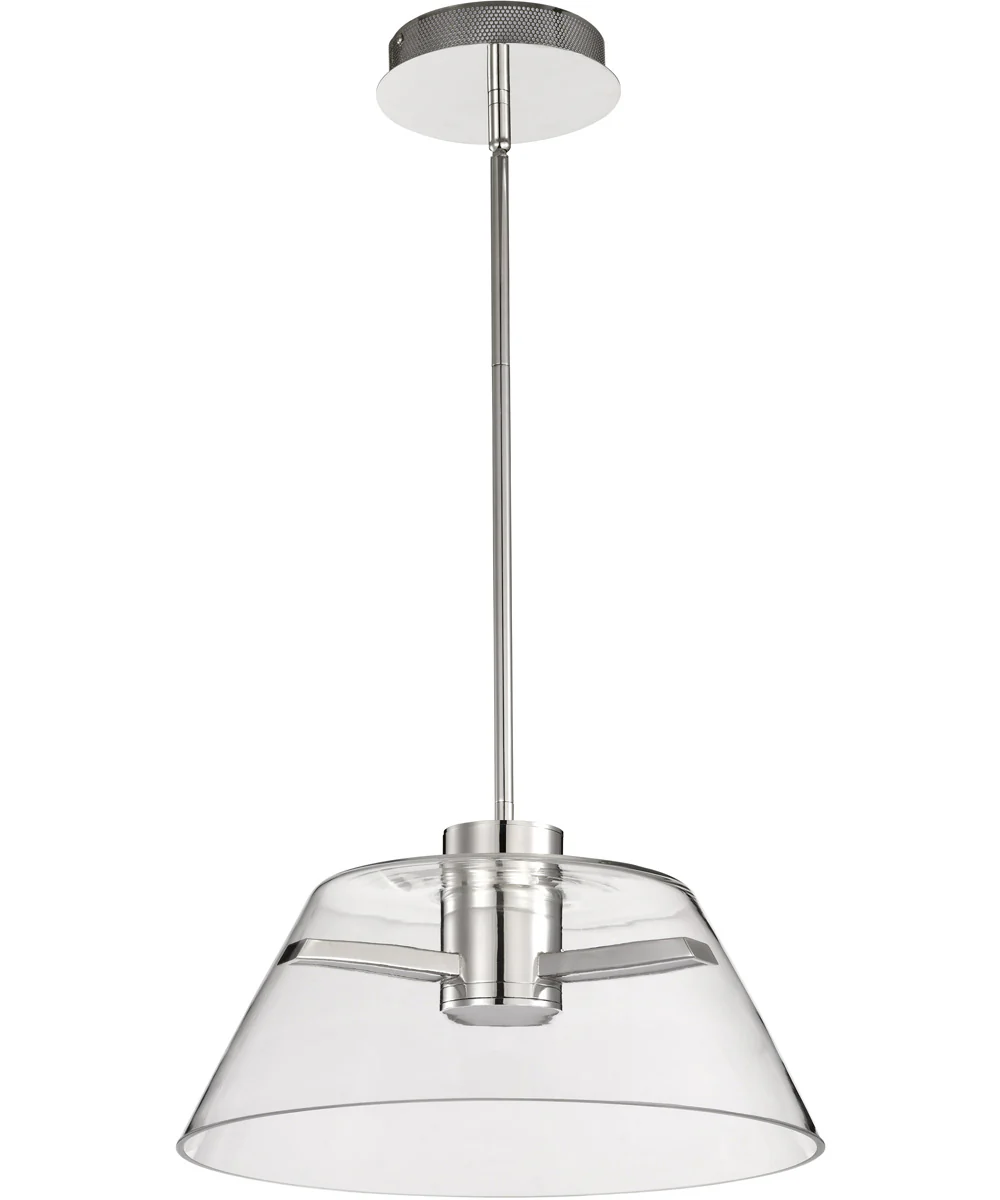 Edmond Pendant Polished Nickel