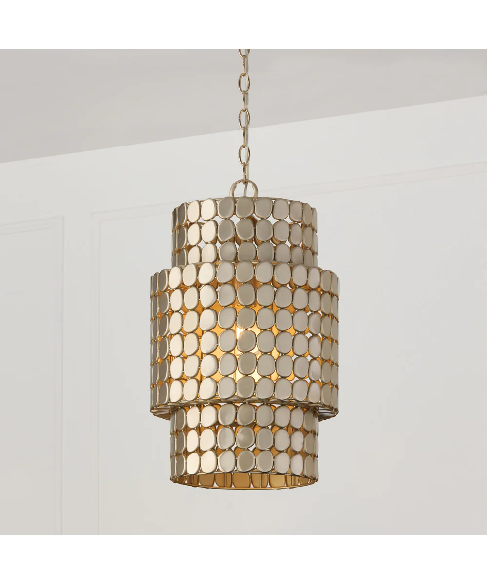 Eliana 1-Light Pendant Champagne Brass - Image 2