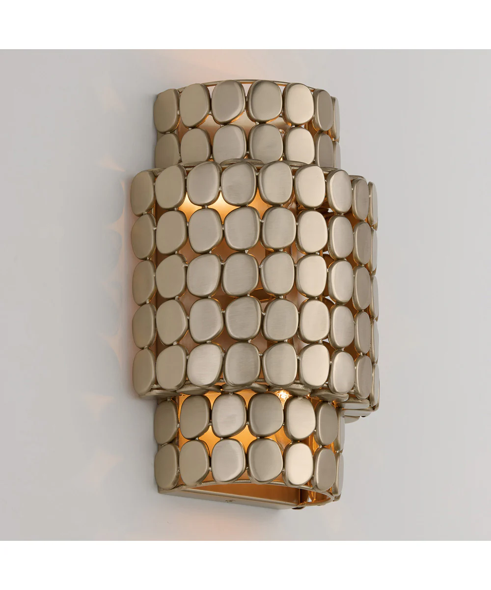 Eliana 2-Light Sconce Champagne Brass - Image 2