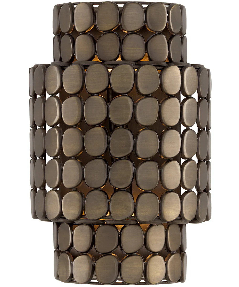 Eliana 2-Light Sconce Dark Brass - Image 3