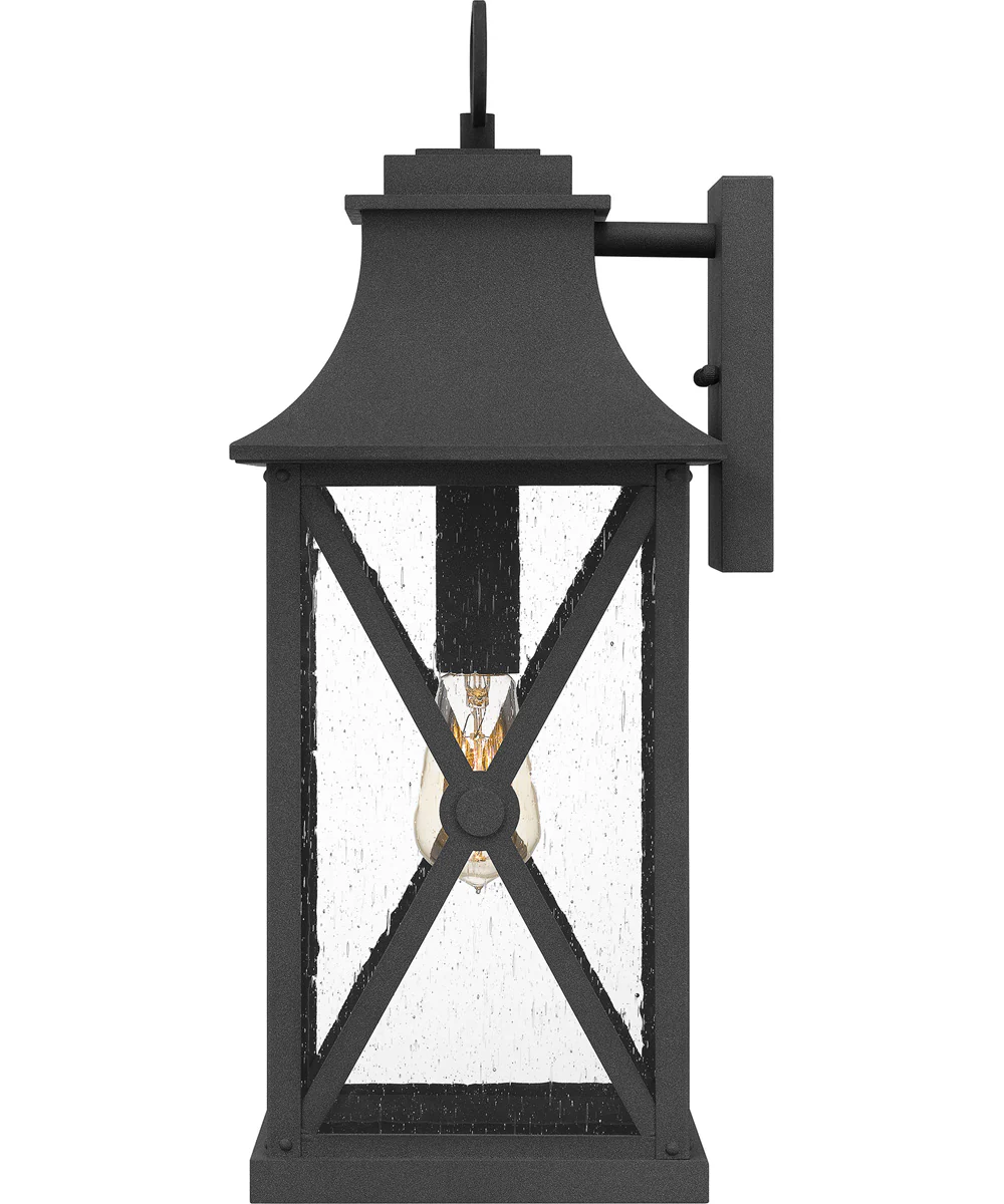 Ellerbee Large 1-light Outdoor Wall Light Coastal Armour Aluminum Mottled Black - Image 5