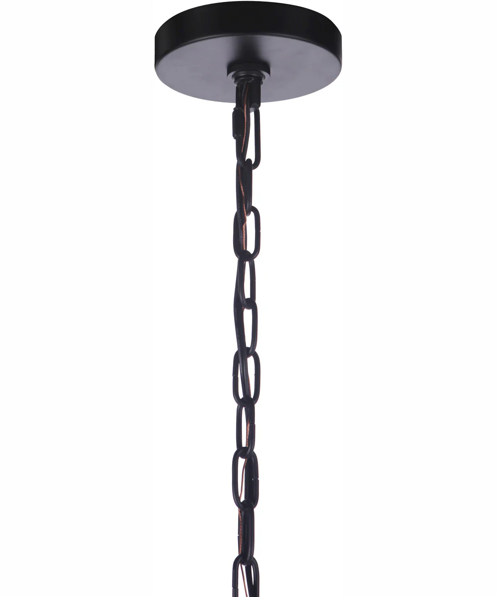 Elliot 5-Light Chandelier Flat Black - Image 4