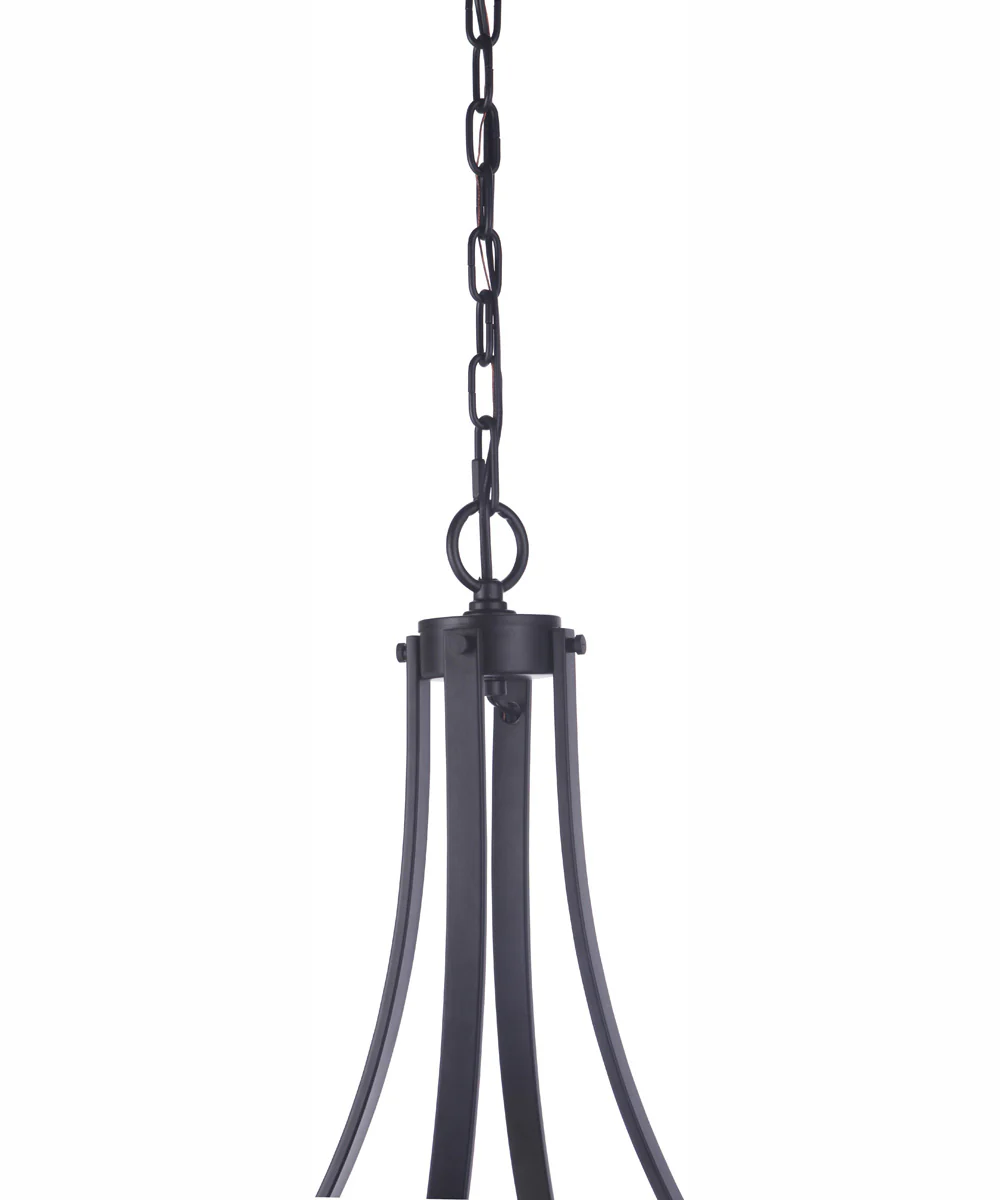 Elliot 5-Light Chandelier Flat Black - Image 8