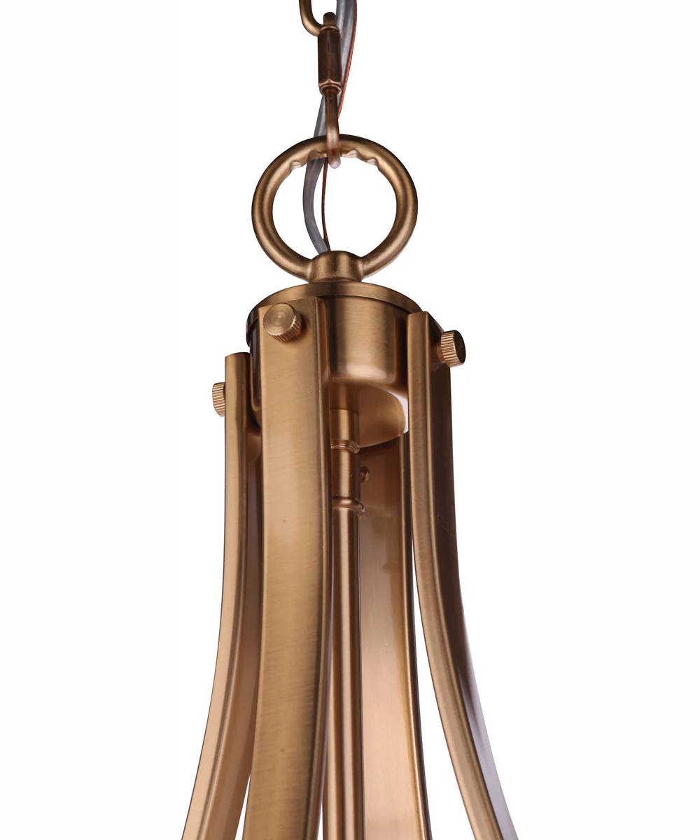 Elliot 5-Light Pendant Satin Brass - Image 7