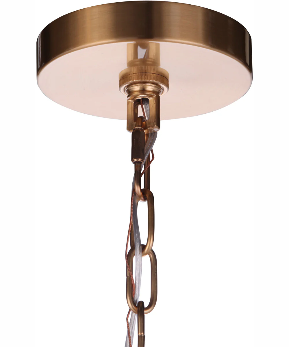 Elliot 5-Light Pendant Satin Brass - Image 9
