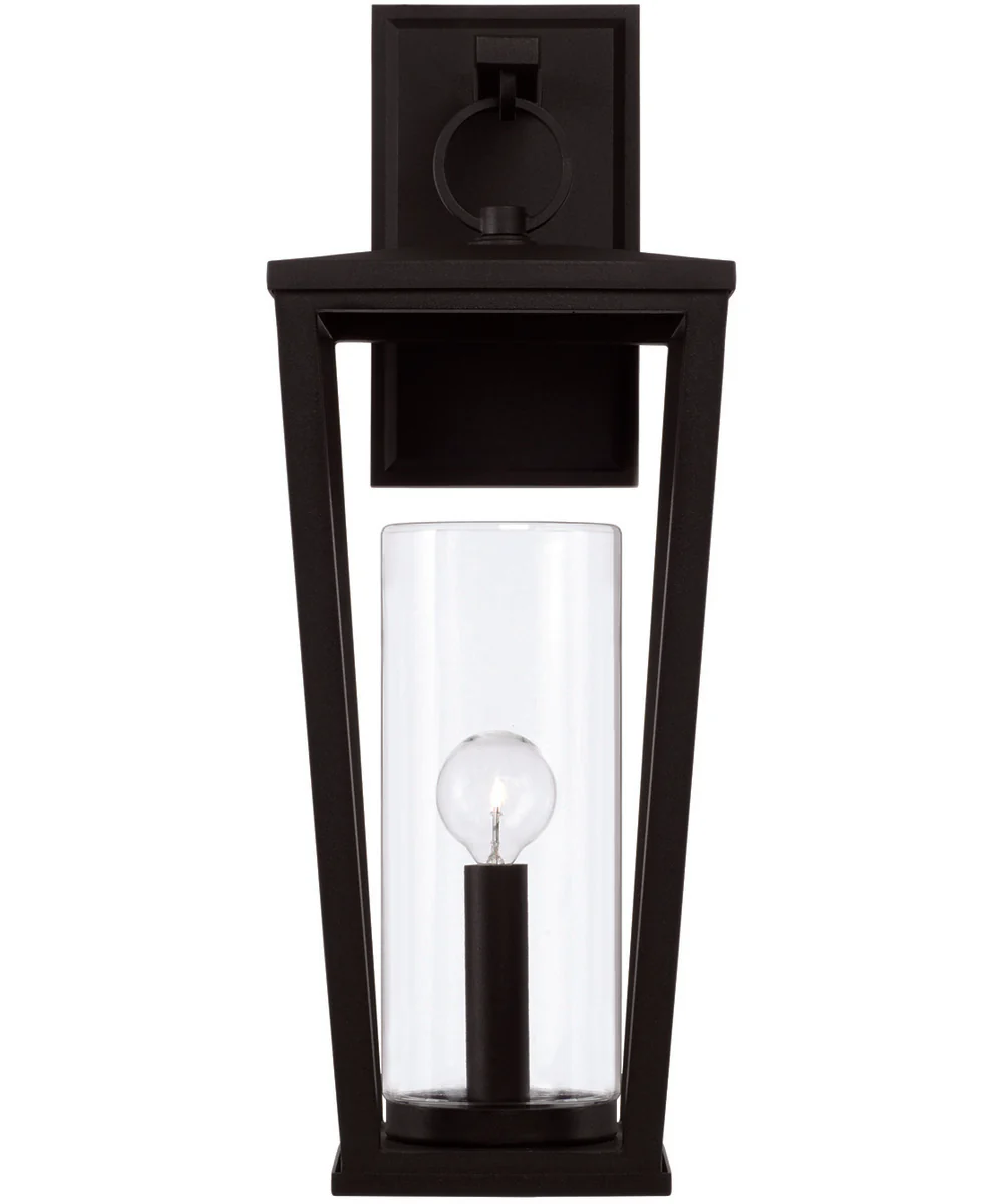 Elliott 1-Light Outdoor Wall-Lantern Rain or Shine - Black - Image 4