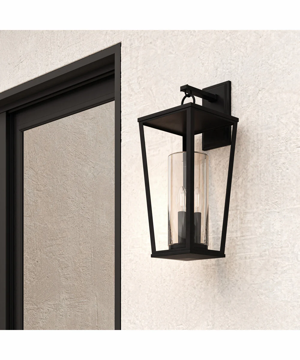 Elliott 3-Light Outdoor Wall-Lantern Rain or Shine - Black - Image 3