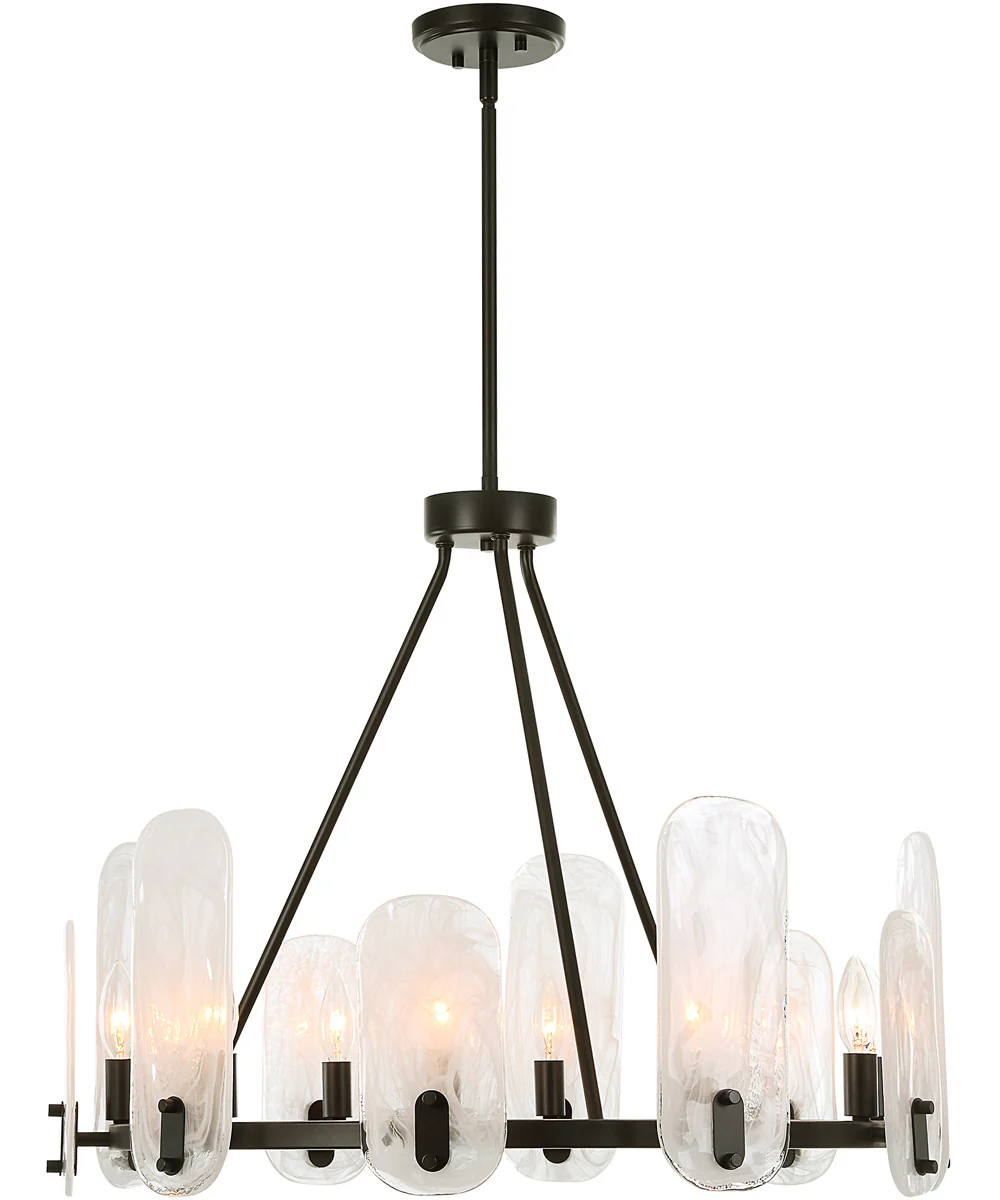 Ellipse 10 Light Dark Bronze Chandelier - Image 6