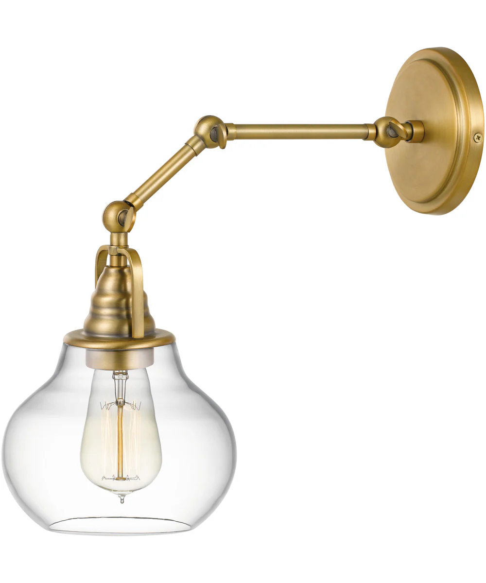 Elmdale Small 1-light Wall Sconce Weathered Brass - Image 4