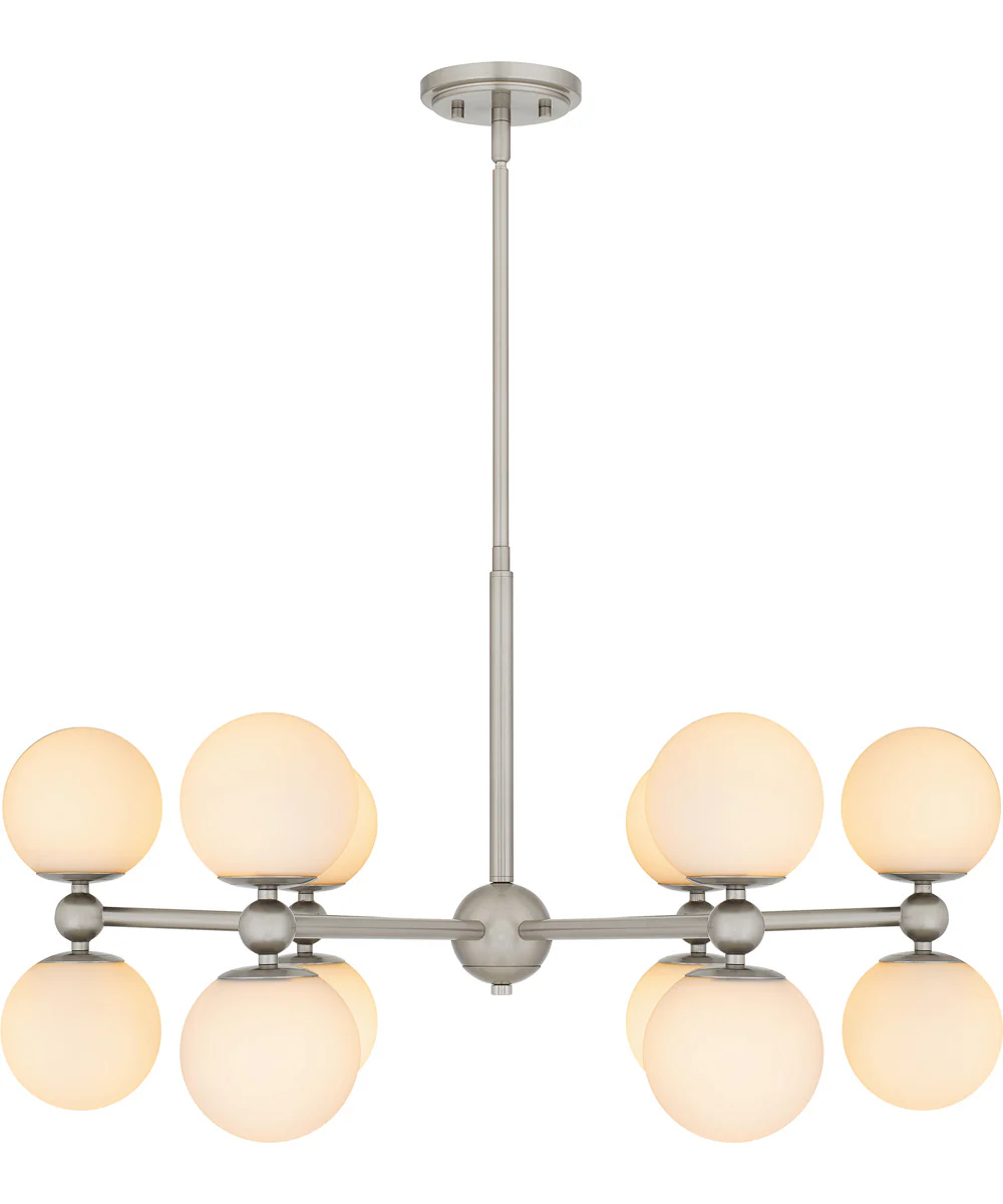 Elser 12-light Chandelier Brushed Nickel