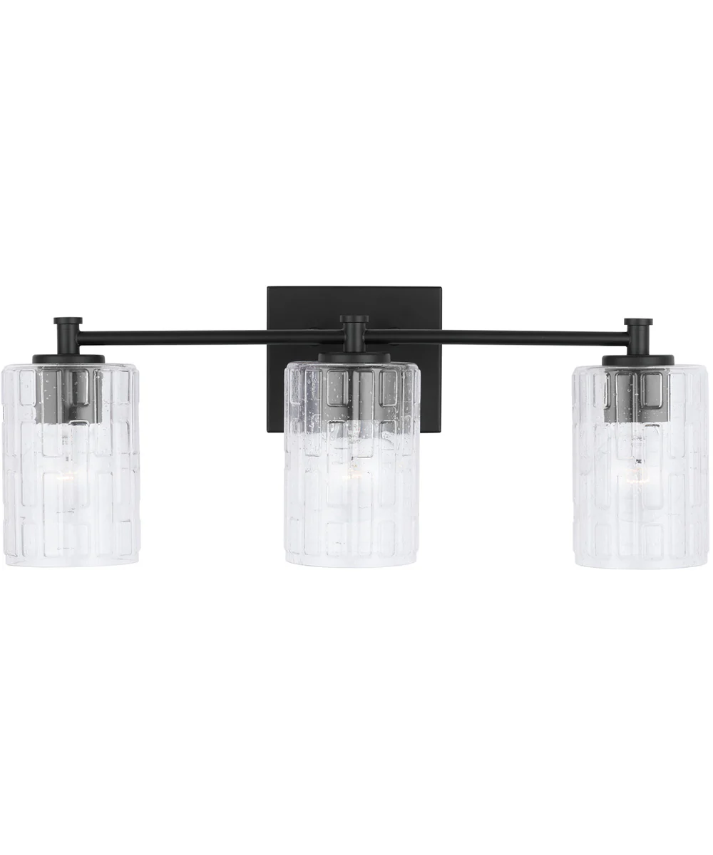 Emerson 3-Light Vanity Matte Black - Image 3