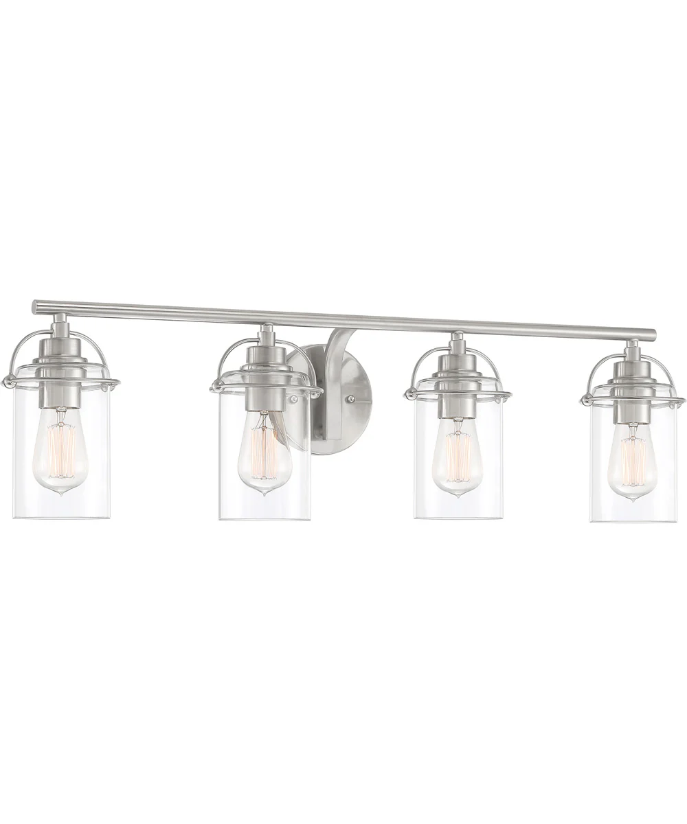 Emerson Extra Large 4-light Bath Light Brushed Nickel - Image 3