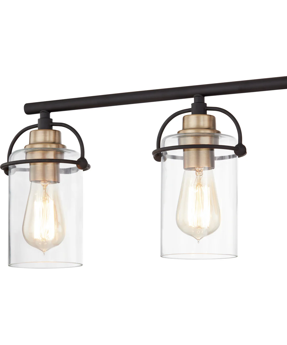 Emerson Extra Large 4-light Bath Light Matte Black - Image 6