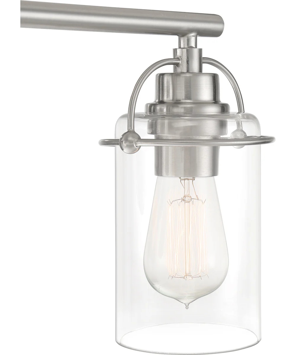 Emerson Large 3-light Bath Light Brushed Nickel - Image 6