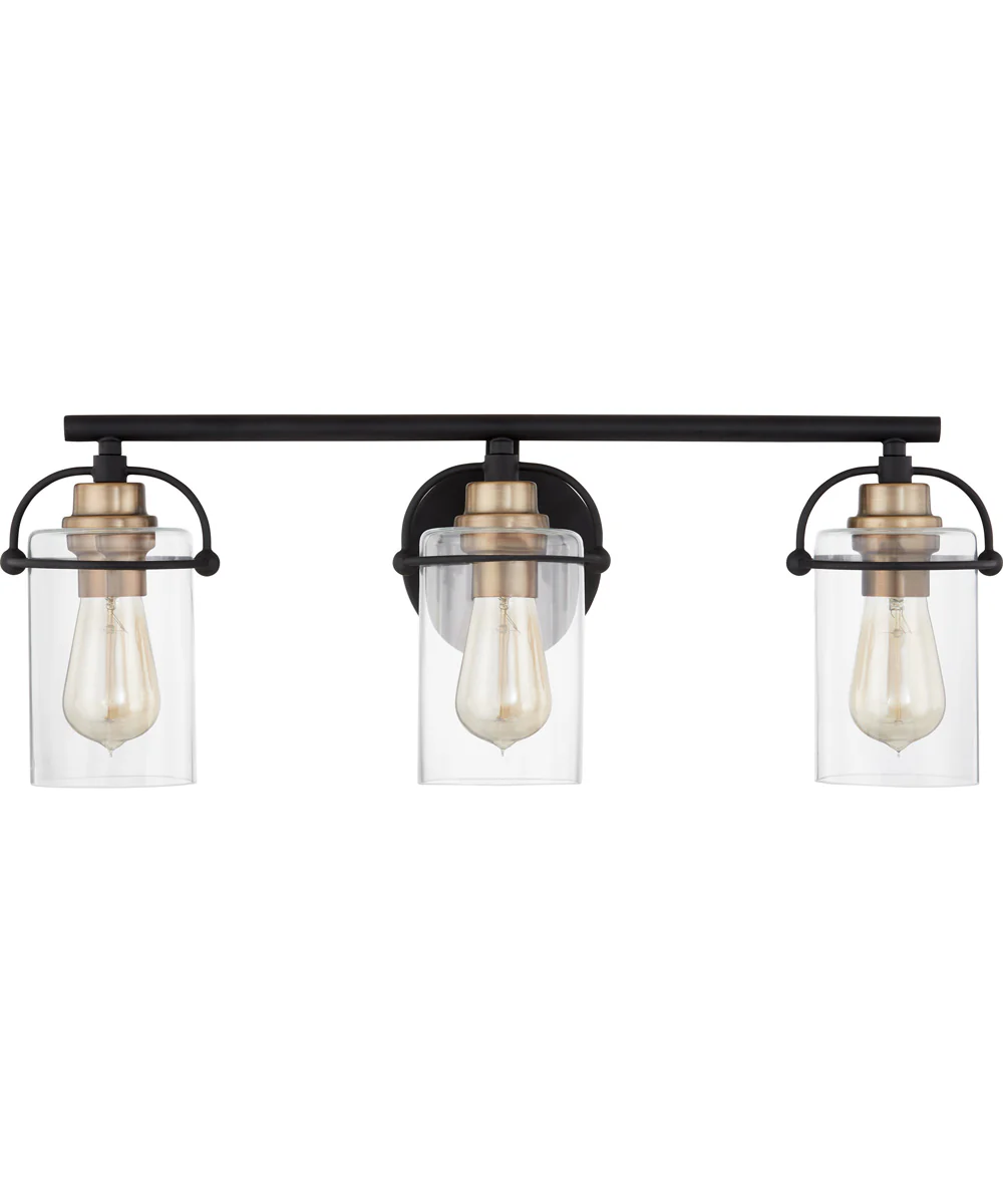 Emerson Large 3-light Bath Light Matte Black - Image 3