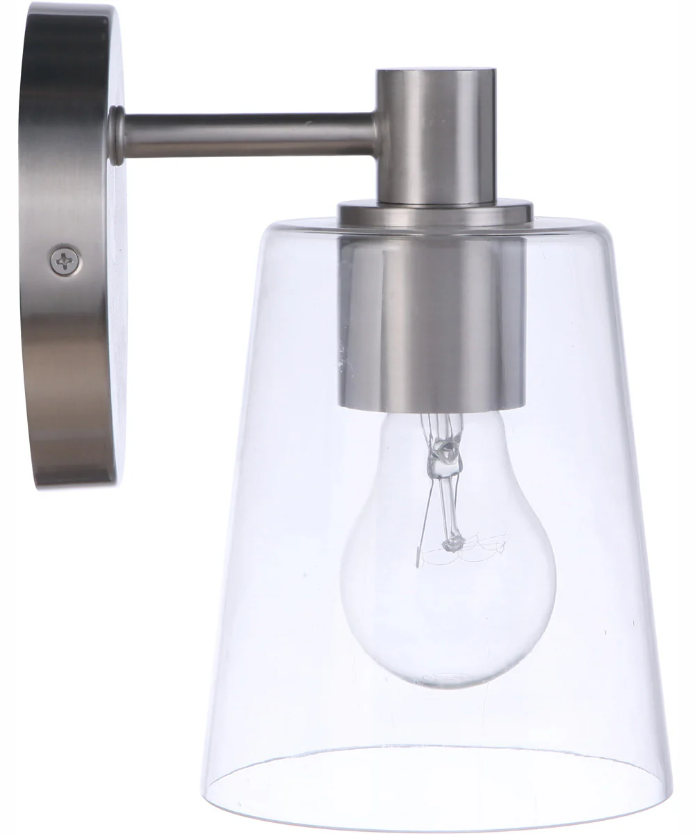 Emilio 1-Light Wall Sconce Brushed Polished Nickel - Image 5