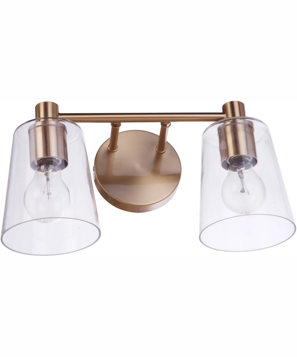 Emilio 2-Light Vanity Satin Brass - Image 6