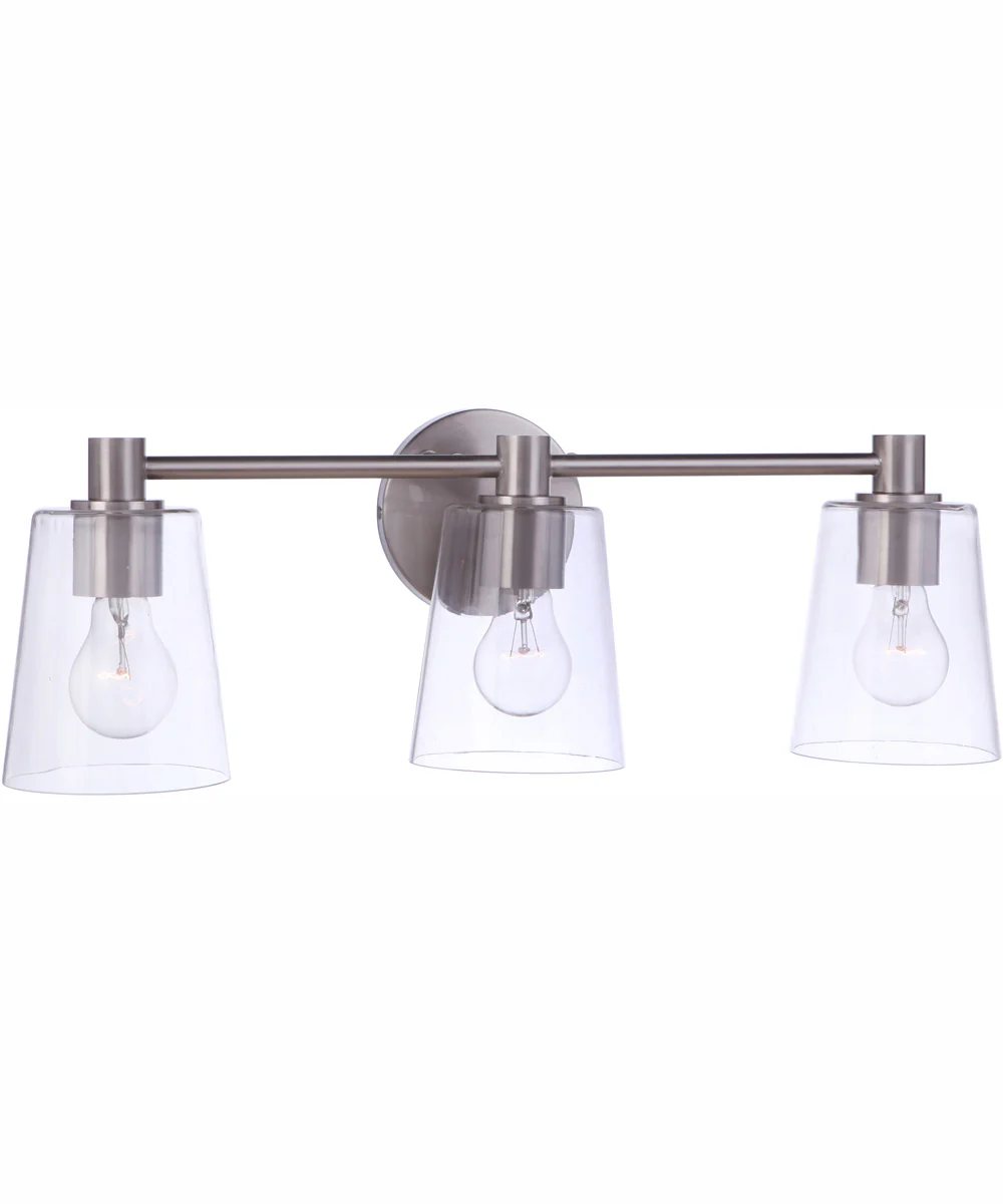 Emilio 3-Light Vanity Brushed Polished Nickel - Image 4