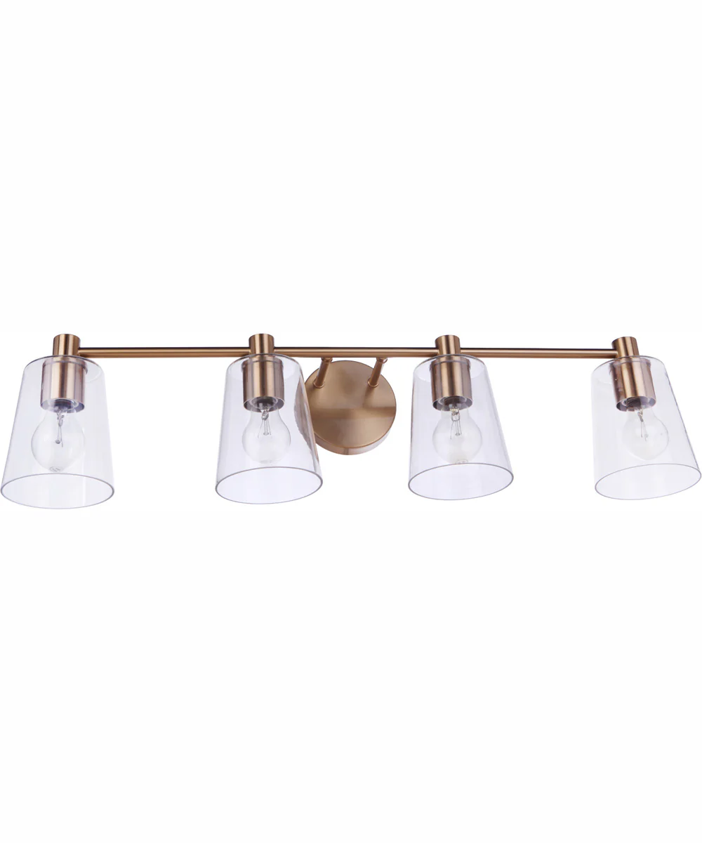 Emilio 4-Light Vanity Satin Brass - Image 6