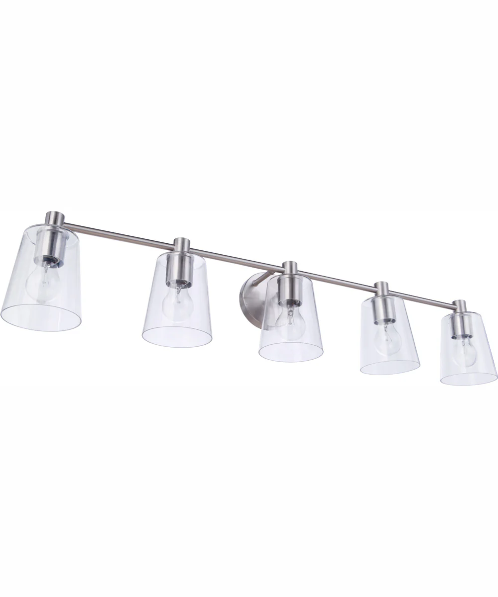 Emilio 5-Light Vanity Brushed Polished Nickel - Image 6