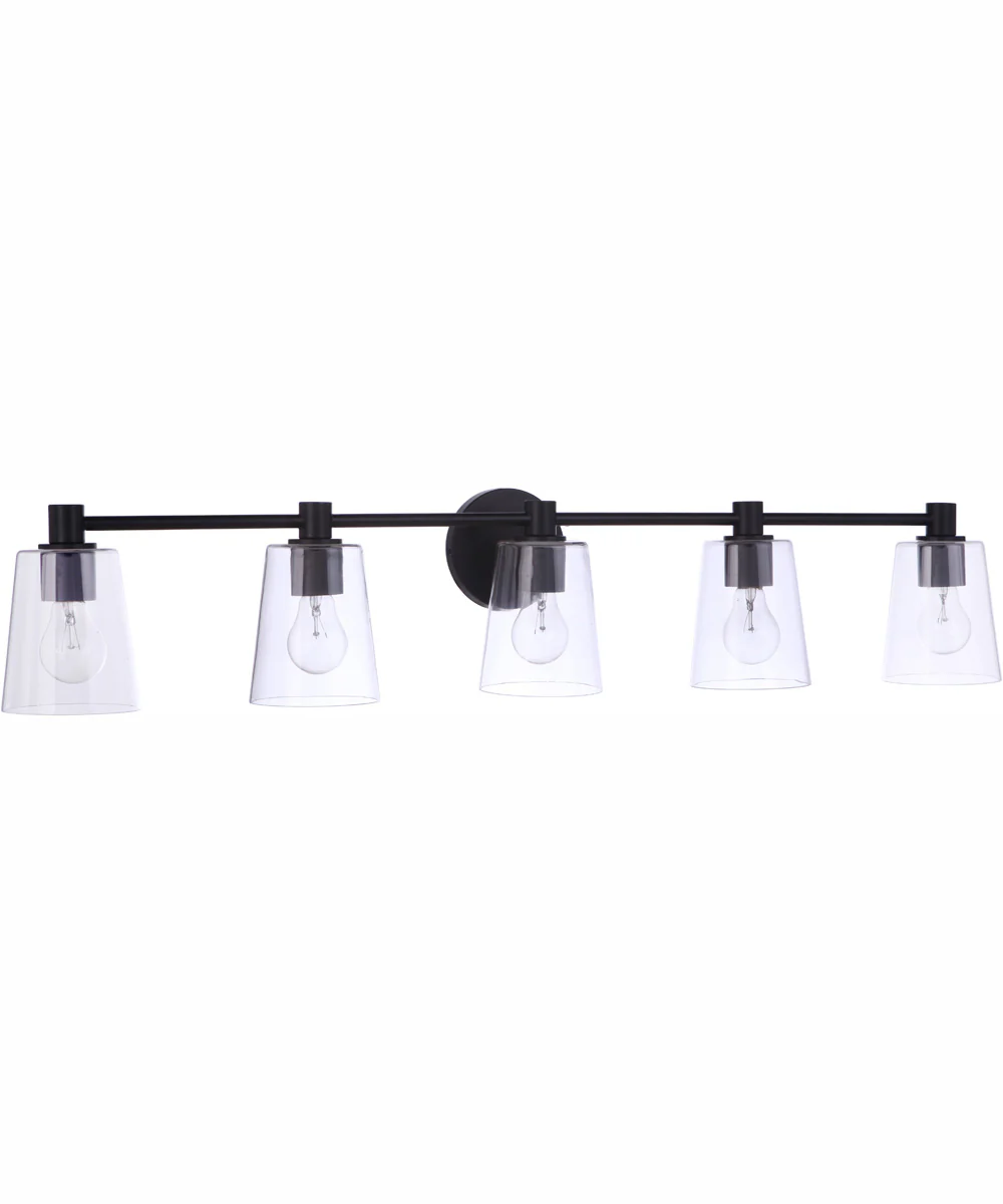 Emilio 5-Light Vanity Flat Black - Image 3
