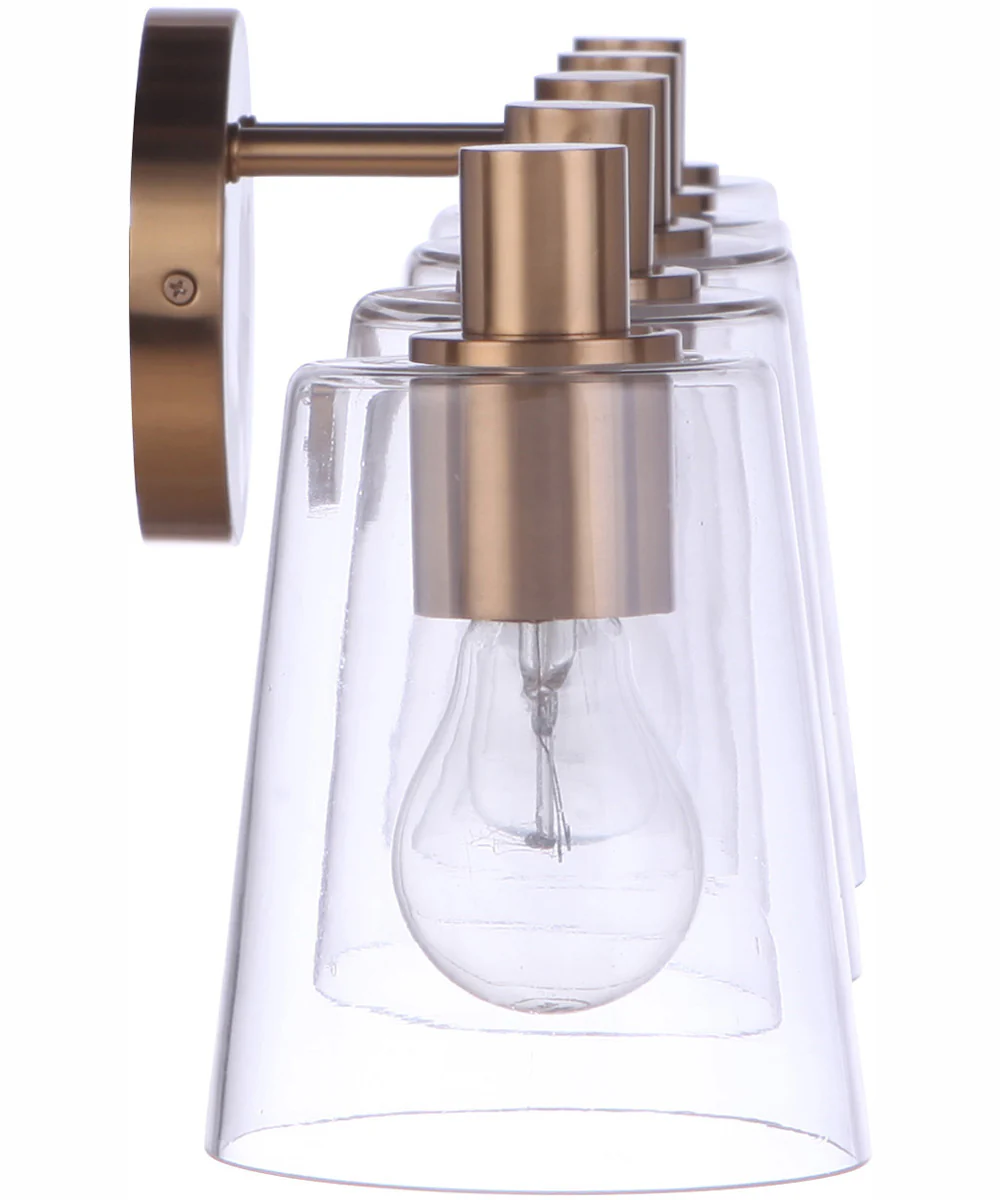 Emilio 5-Light Vanity Satin Brass - Image 5